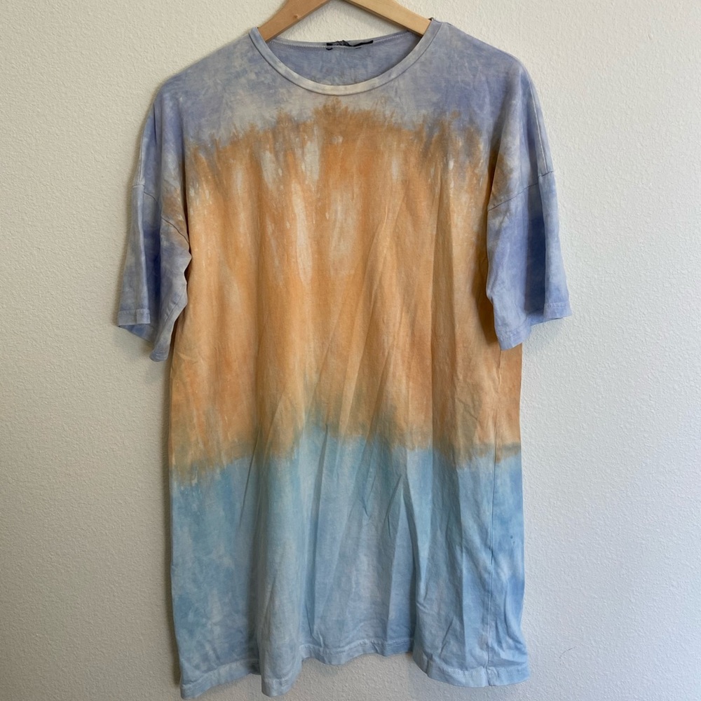tie dye t-shirt dress